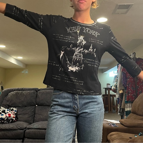 Vintage Cactus New York Graphic Top Large - Picture 9 of 12